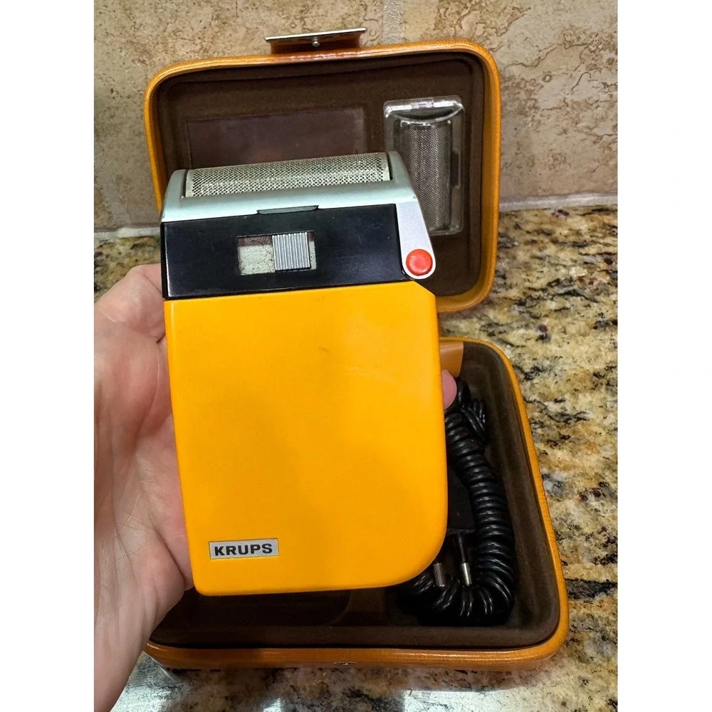 Vintage Space Age W.Germany Krups Shaver Original Box